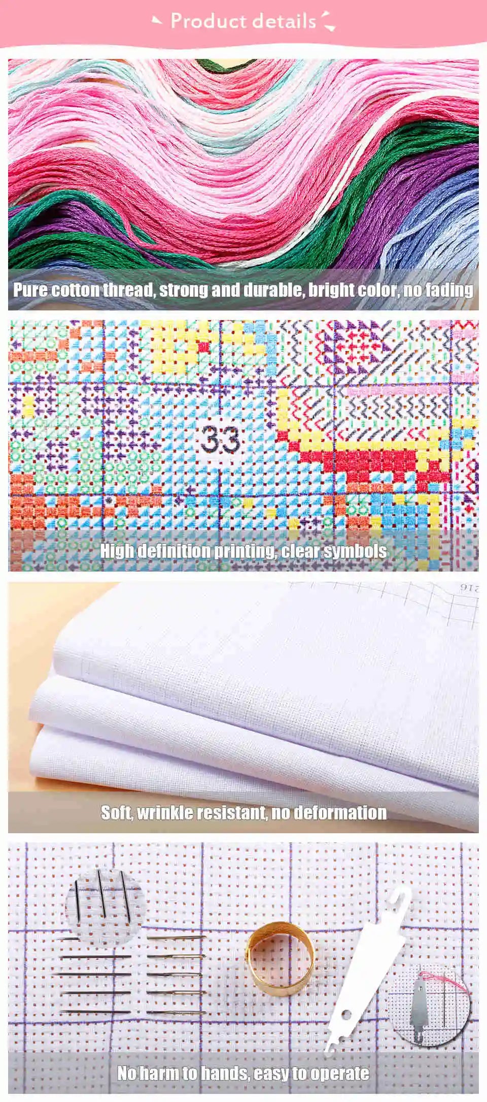 Evershine Printed Cross Stitch Kit Chicken Picture Needlework Embroidery Animal 11CT New Arrivals Home Decoration