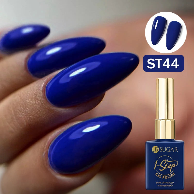 UR SUGAR 15ml 1 Step Gel Polish  Nail Art Manicure 3 IN 1 Gel Soak Off LED UV Gel Nail Varnishes No Need base top gel