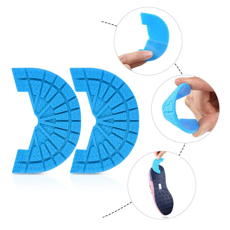Wear-resistant Sole Protector for Sneakers Heel Outsole Rubber Sole Replacement Adhesive Insoles for Shoes Sole Repair Sticker