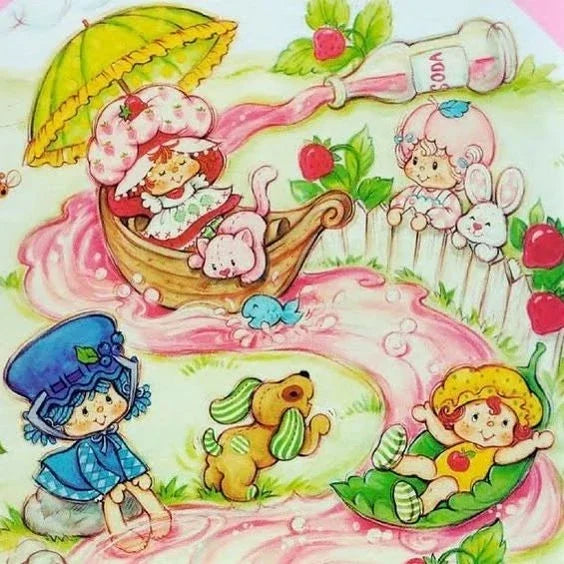 Strawberry Shortcake Cute Girl Diamond Painting Printed Embroidery Puzzle Cross Element Mosaic 5D DIY Art Kit House New Arrivals