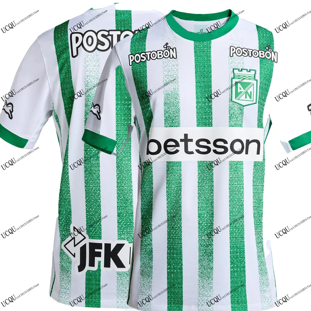 Unisex Top Atlético Nacional 2025-26 New Arrivals Colombia 3D Printed Soccer Jersey Casual T-Shirt Home Away Adult KIDs