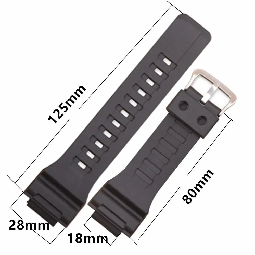 Silicone Watchband for Casio AQ-S810w 800 W-735H TRT-110H AEQ-110w AE-1000W W-735H SGW-300H MRW-200H F-180WH Watch strap