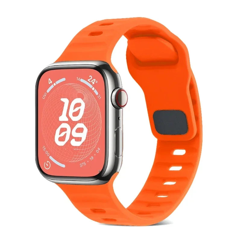 soft Silicone Strap for Apple Watch Ultra/2/3 49mm Serise 11 10 9 8 7 45mm 41mm 46mm 42mm Bracelet iWatch 6 5 4 3 Se/3 44mm 40mm