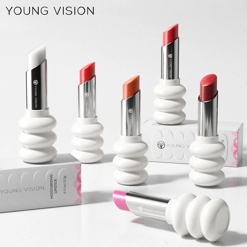 5 Colors Nourishing Light Lipstick Long Lasting Colors Easy to Apply Lip Moisturizing lip balm lip care