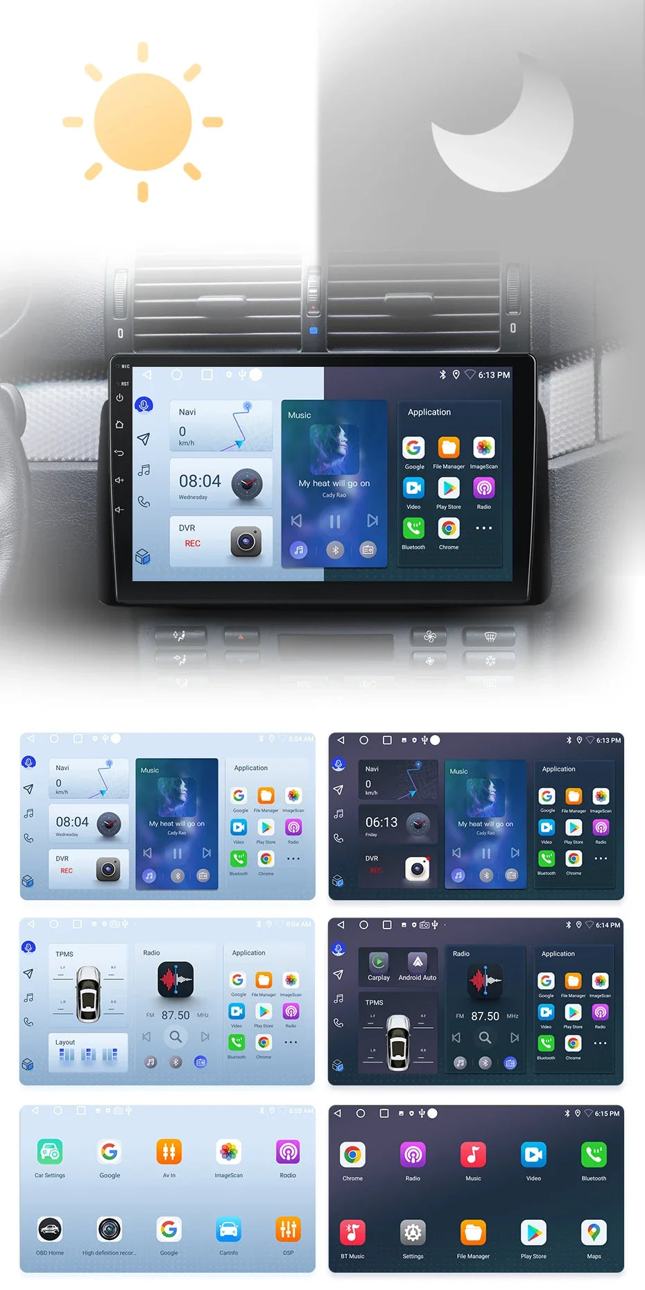 Junsun Wireless CarPlay Car Radio For Jeep Grand Cherokee II WJ 1998-2004 Android Auto RDS 4G WiFi Car Intelligent System