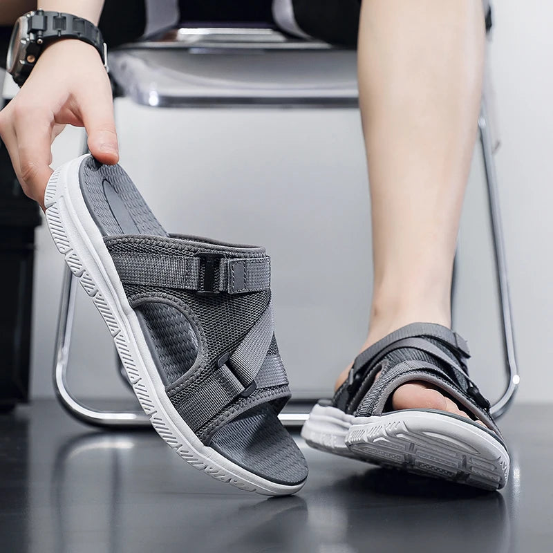 High Quality Summer Men's Slippers Outdoor Indoor Sandals Concise Comfortable Slide Men Casuals Shoes Non-slip Home Men Slippers