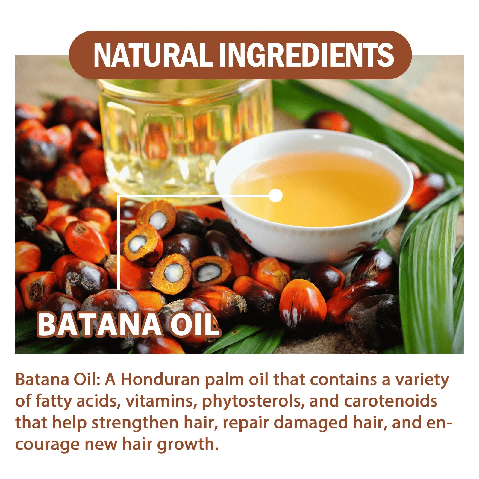 Batana Oil Hair Conditioner Smoothing Shine Soft Hair Serum Hair Care Smooth Hydrating Repair Damaged Frizzy Dry Hair Treatment
