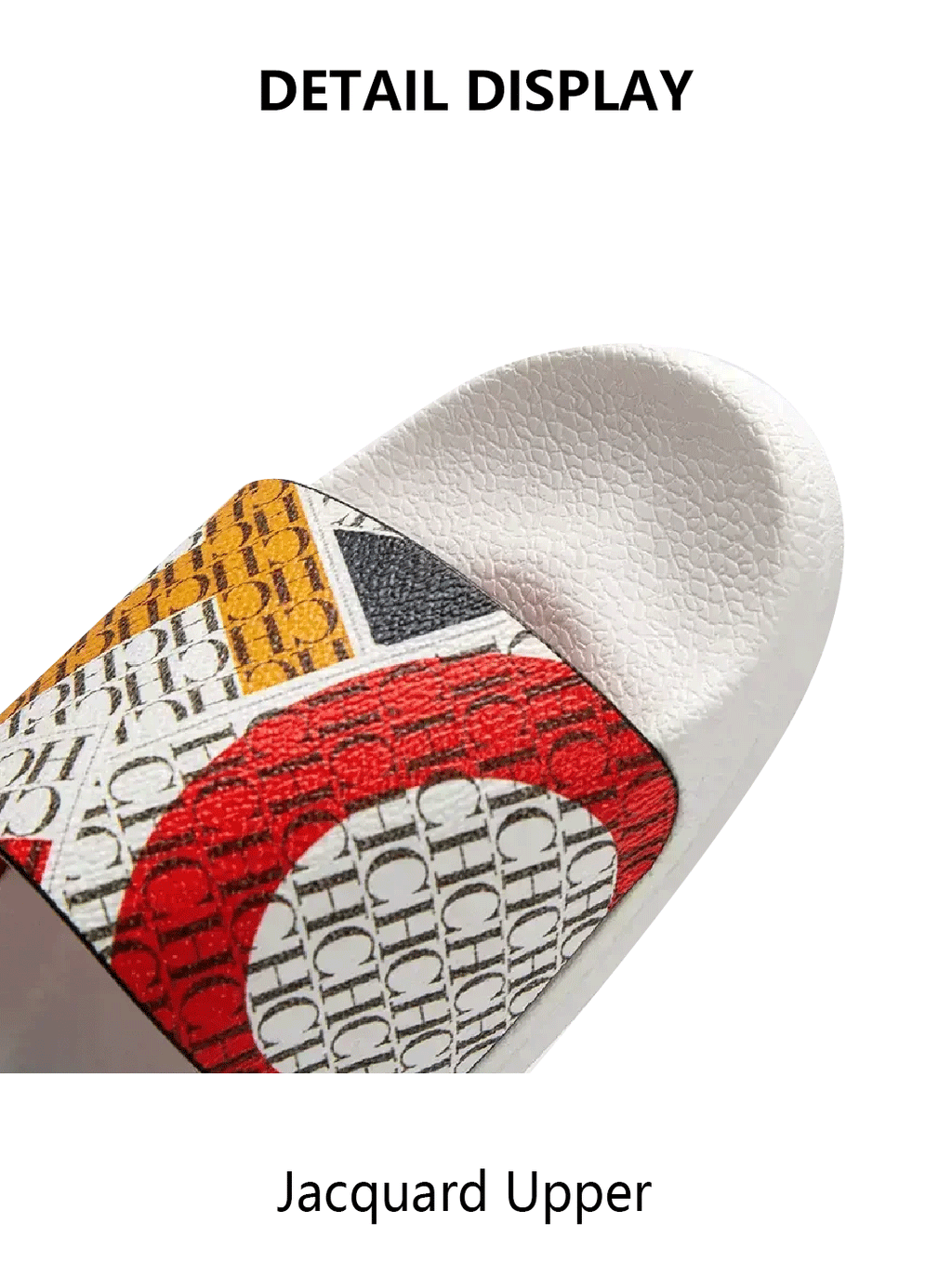 CH Women's Slippers Trendy Style Letter Print Design High Quality Beach Slippers Can Be Worn Out Premium Fashion Women's Casual