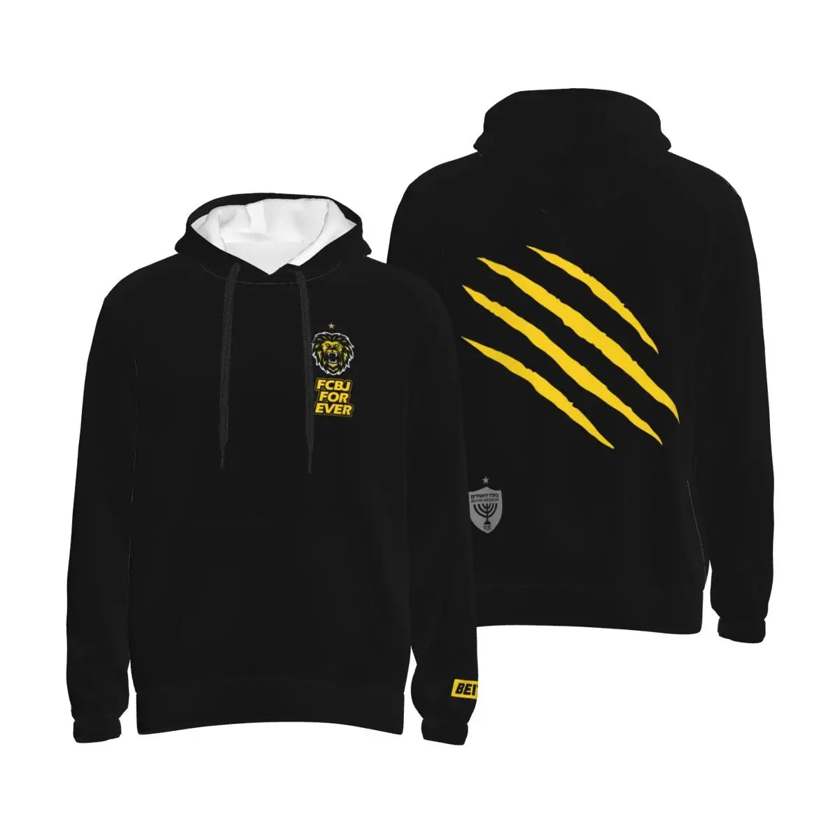 B-beitar FCBJ Jerusalem Men's Pullover Hoodie Casual Hooded Sweatshirt Best Hoodies Sportswear Tracksuit with Pocket