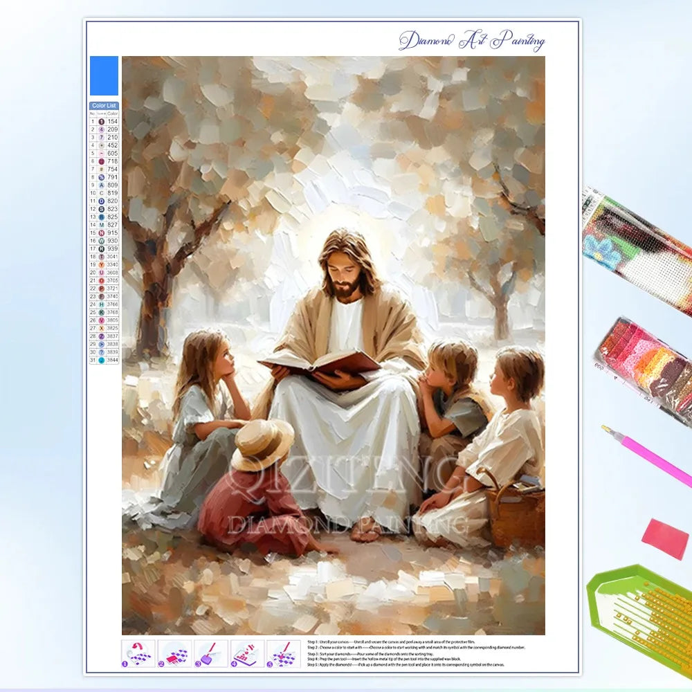 Jesus Christ Diamond Art Painting Christian Jesus Portrait Full Diamond Mosaic Embroidery DIY Home Decor Gift New Arrivals