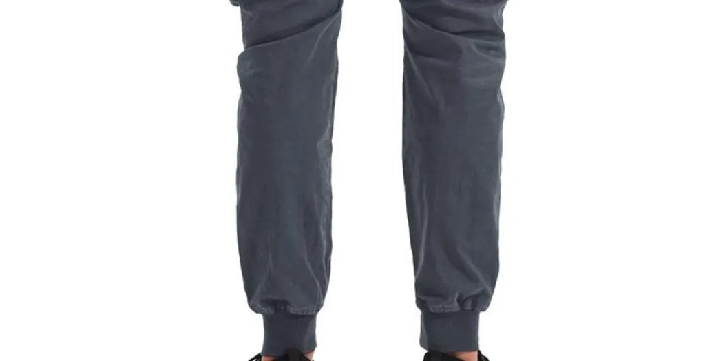 Spring Summer Men's Casual Fashion Work Pants Cuffed Multiple Pockets Slim Fit Youth Leisure Trousers Trendy Brand