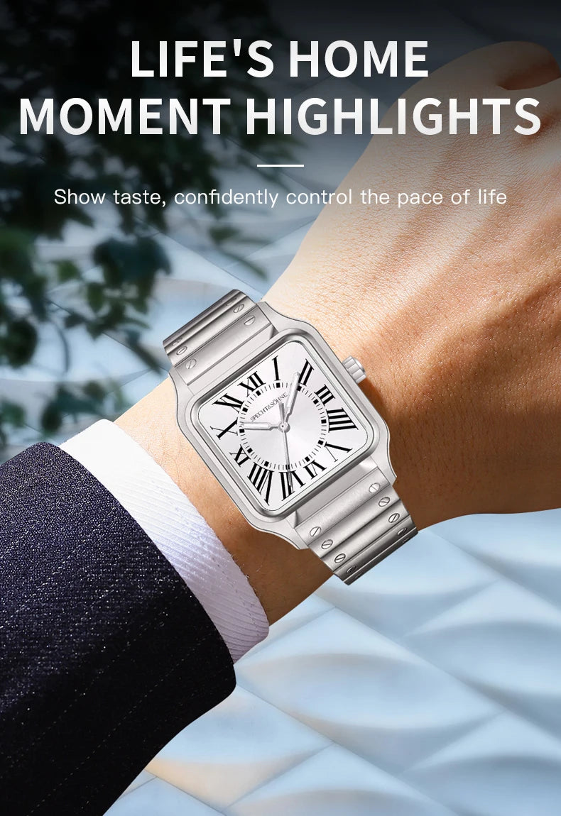 New Arrivals Specht & Söhne Mens Watches Stainless Steel Sapphire Crystal Classic VH31 Quartz Watch Relogio Masculino Waterproof