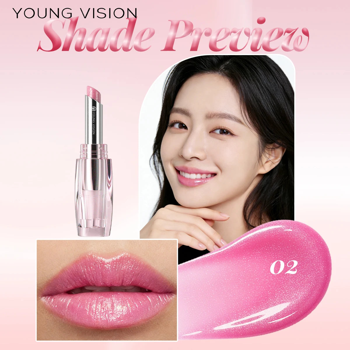 5 Colors Nourishing Light Lipstick Long Lasting Colors Easy to Apply Lip Moisturizing lip balm lip care