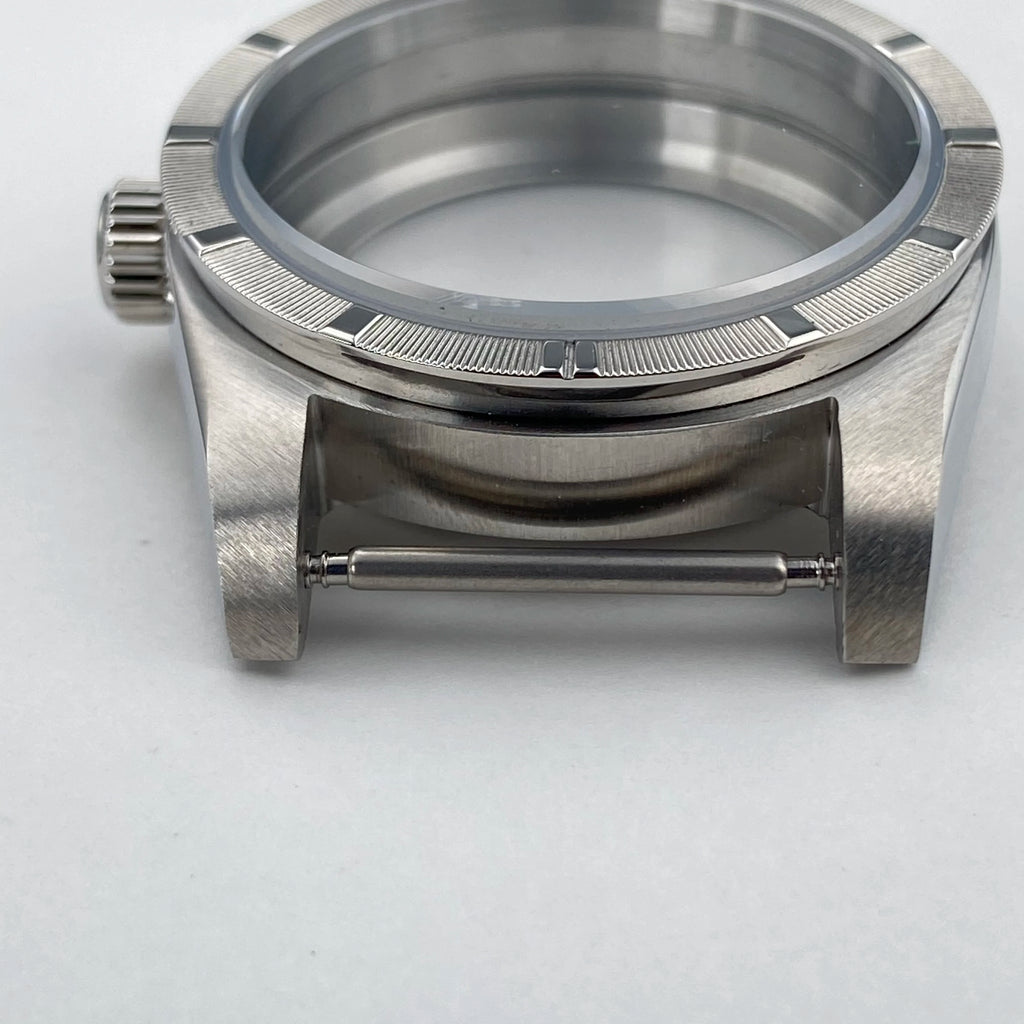 NH35 New Arrivals 36mm watch case Engine Turned BEZEL For AK Parts Replacemet NH35/36 Movement Modification Parts 28.5mm Dial