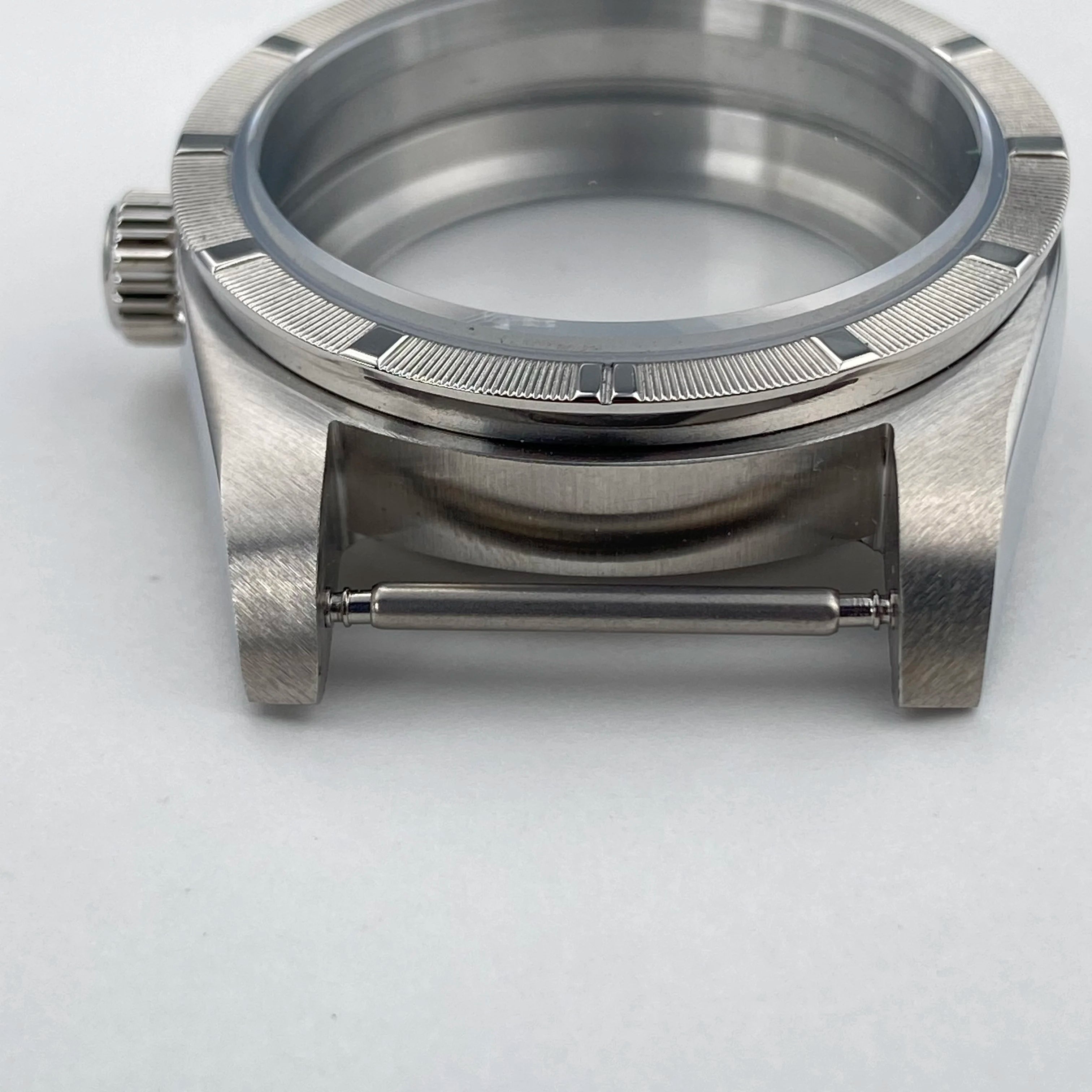 NH35 New Arrivals 36mm watch case Engine Turned BEZEL For AK Parts Replacemet NH35/36 Movement Modification Parts 28.5mm Dial