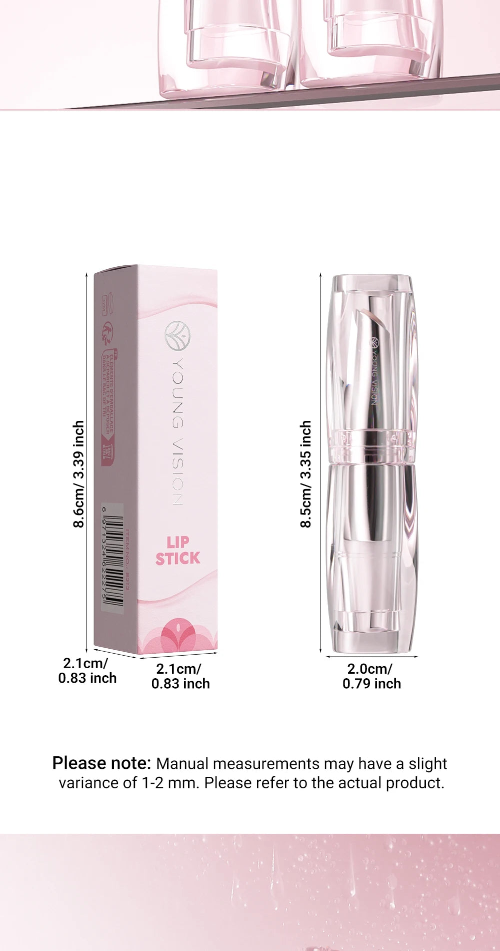 5 Colors Nourishing Light Lipstick Long Lasting Colors Easy to Apply Lip Moisturizing lip balm lip care