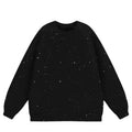 Sequined Hoody Korean Streetwear Men Sweatshirts Plus Fleece New Winter American Style Chic Solid Loose Pockets Fashion Hoodies