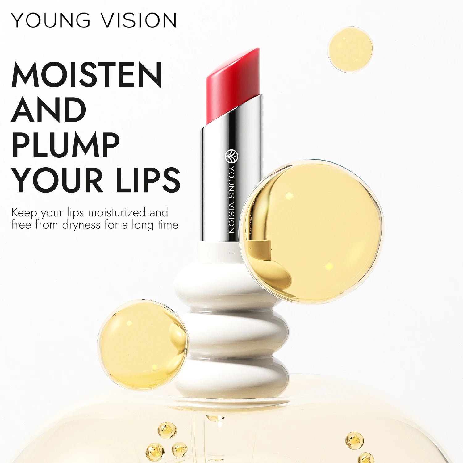 5 Colors Nourishing Light Lipstick Long Lasting Colors Easy to Apply Lip Moisturizing lip balm lip care