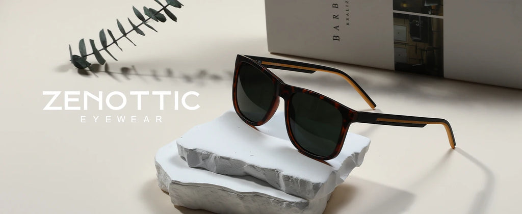 ZENOTTIC وافدون جدد نظارات شمسية مستقطبة للرجال حماية من الأشعة فوق البنفسجية 400 ظلال عصرية خفيفة الوزن للغاية TR90 نظارات شمسية للرؤية الليلية