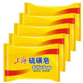 3/5Pcs Shanghai Sulfur Soap Traditional Chinese Skin Care Oil-Control Acne Cover Cleanser For Healthy Glowing Skin