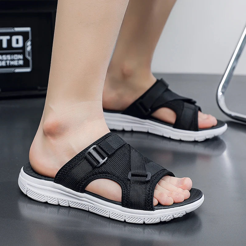 High Quality Summer Men's Slippers Outdoor Indoor Sandals Concise Comfortable Slide Men Casuals Shoes Non-slip Home Men Slippers
