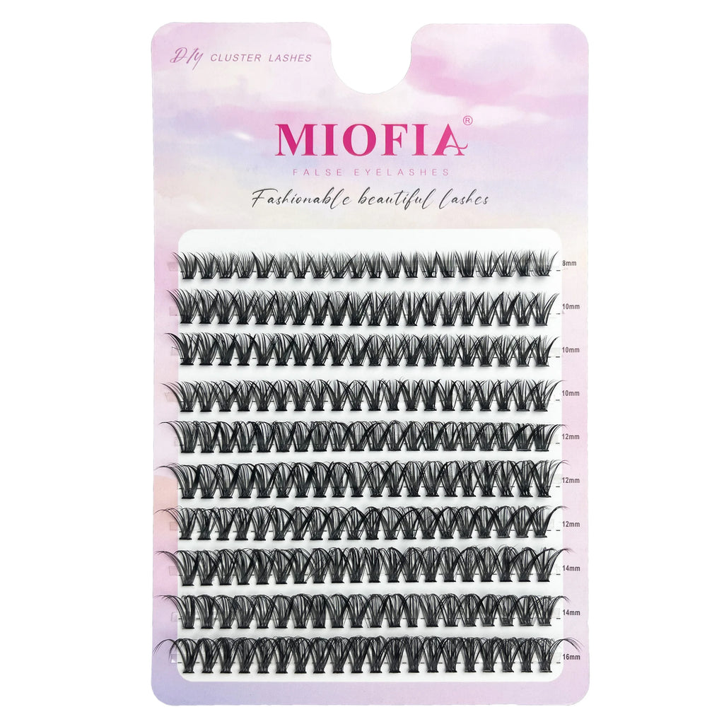 30D/40D/60D/80D Individual Lashes bunches DIY Natural Eyelash Extension 200 Cluster 3D Russia Volume Natural Mink Lashes makeup
