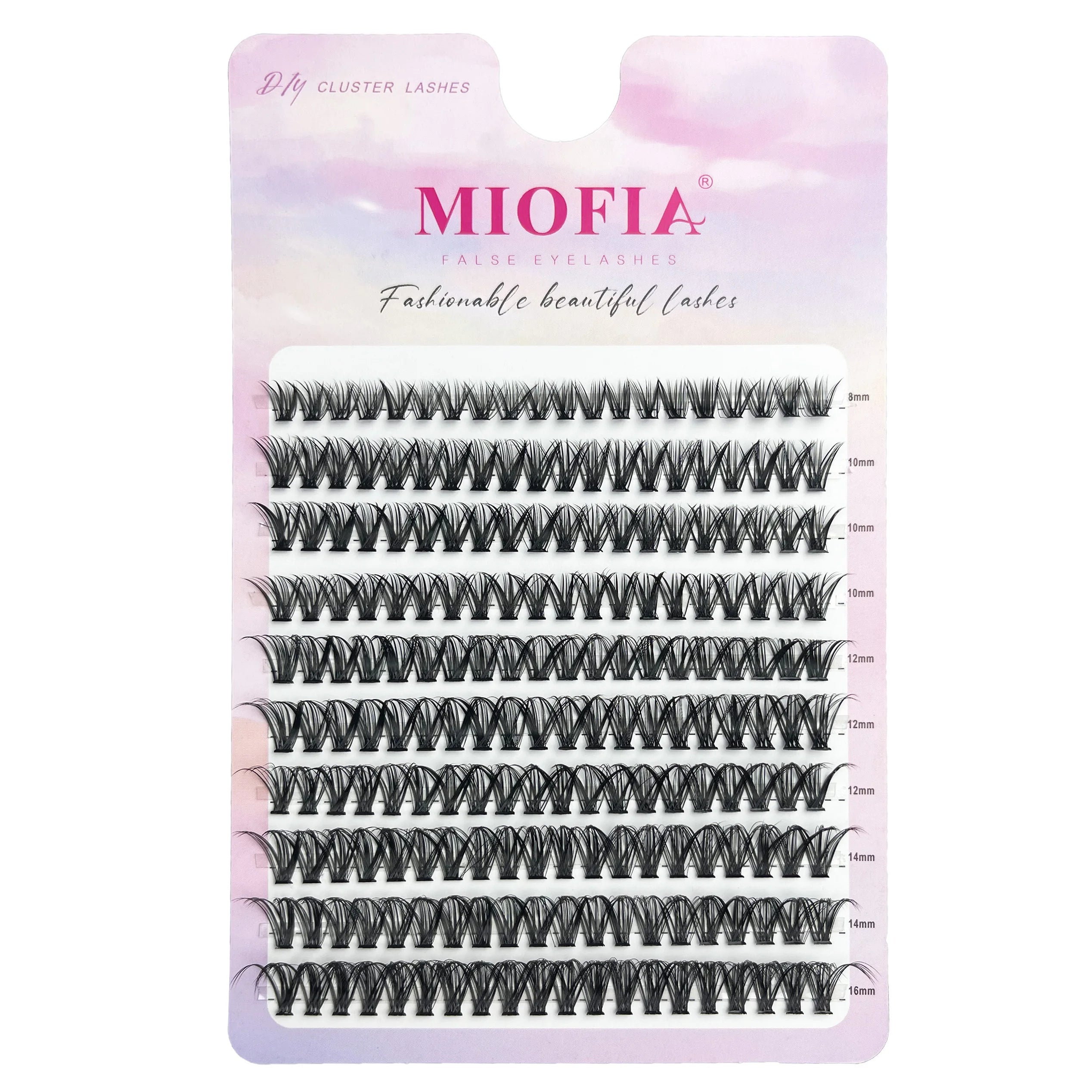30D/40D/60D/80D Individual Lashes bunches DIY Natural Eyelash Extension 200 Cluster 3D Russia Volume Natural Mink Lashes makeup