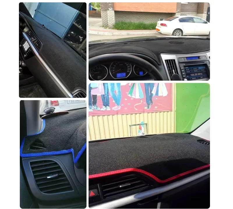 Dashboard Cover For Hyundai Ioniq Electric EV Hybrid PHEV 2020 2021 2022 Sun Shade Mat Avoid Light Pads Case Carpets Protection