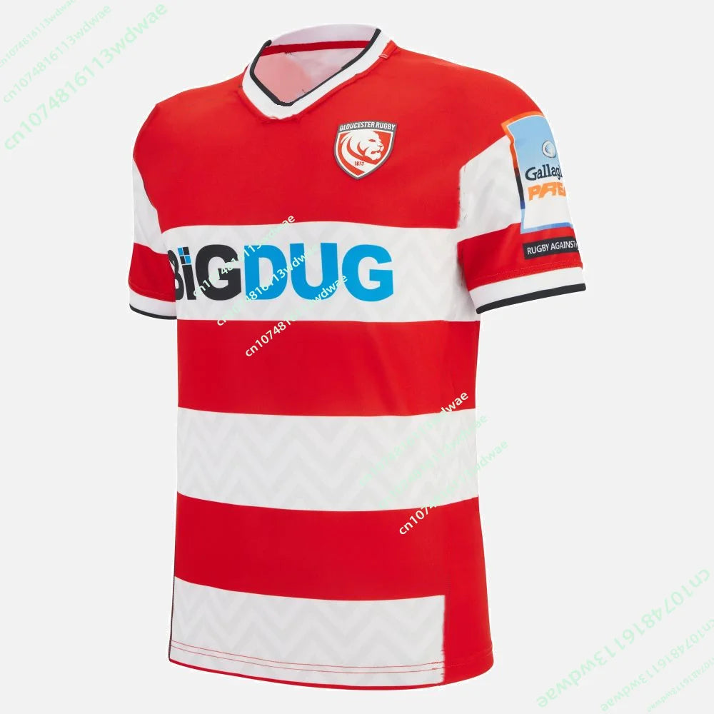 2026 New Arrivals England Gloucester  Rugby Sports Jersey Men's UK Rugby Home Quick drying Training Kids Training Fans T-shirts