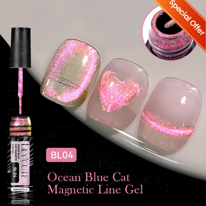 LILYCUTE 7ML Black White Color Gel Nail Polish Summer Colorful Gel Nail Art Semi Permanent UV Gel Soak Off UV LED Gel Varnishes