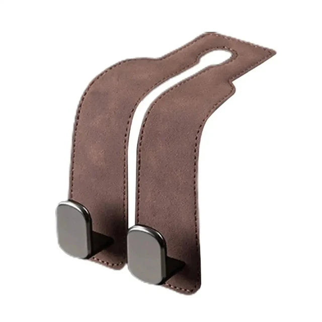 2-in-1 Car Rear Seat Back Hooks – Universal Headrest Hanger Clip with Double Hooks for Storage, Organizing Bags, and Car Interio