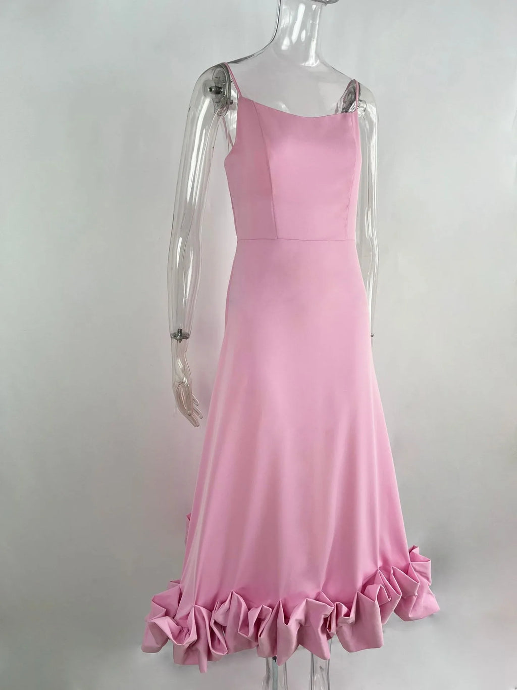 Putao Prom Dresses Fashion Square Empire Summer Party Dress Tea Length Sleeveless Chiffon Ruched Formal Evening Gowns платье жен