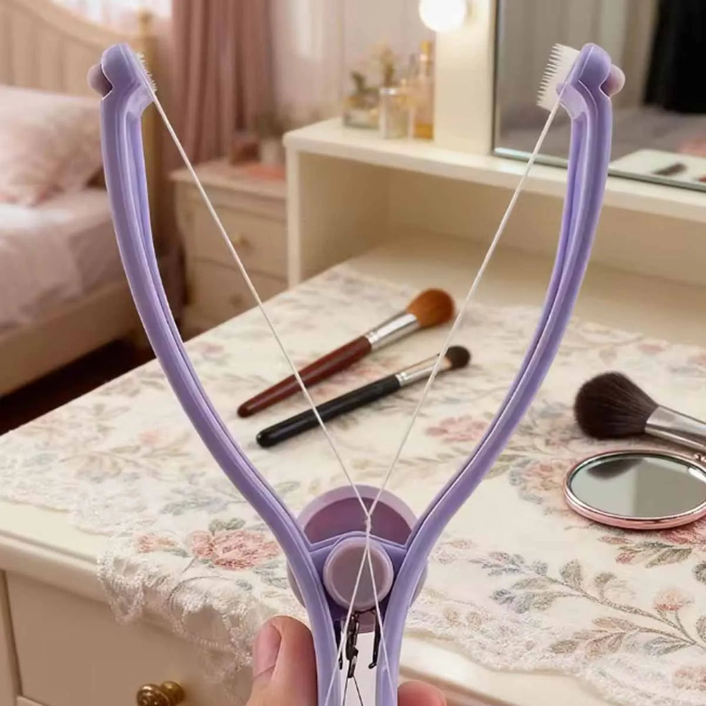 1pc-Female Hair Removal Device Mini Facial Hair Removal Device Threaded Facial Cheeks Eyebrow DIY Makeup and Beauty Tool