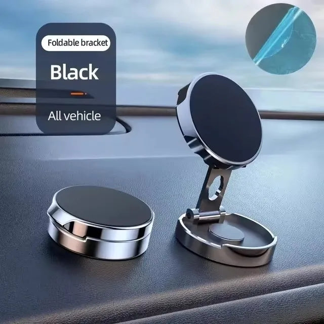 New Strong Magnetic Car Phone Stand Car Holder 720° Foldable Round Bracket Support for Universal Phones Mount Holders In Car