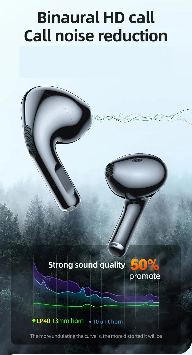Lenovo LP40 Wireless Bluetooth Earphones TWS Touch Control Headset Gaming Headphones HD Call with Mic Earbuds 2025 New Choice