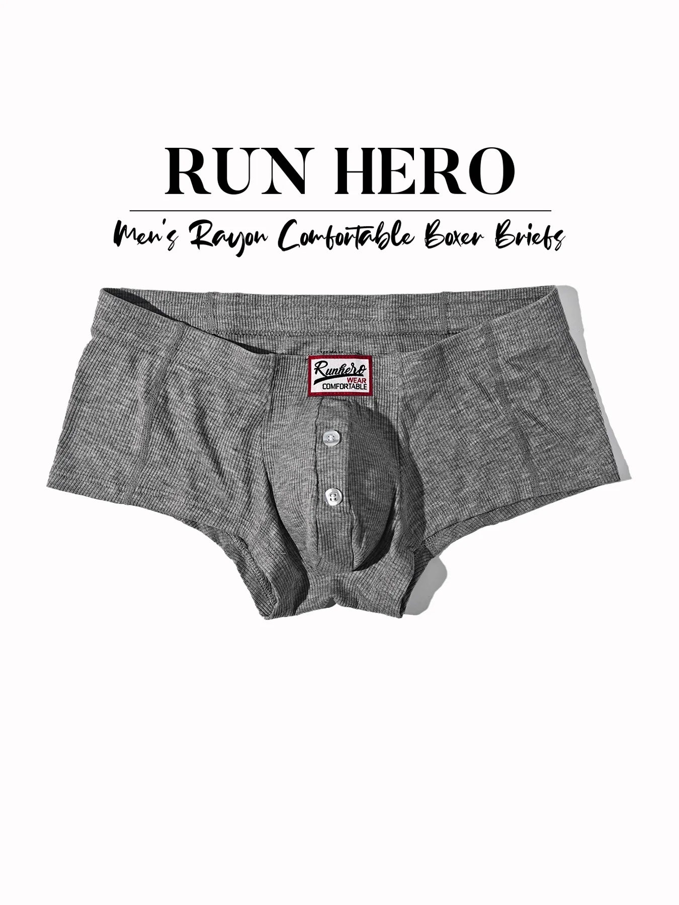 Mens Boxers Sexy Low-waist Underwear New Arrivals U Convex Pouch Button Underpants Boxershorts Male Panties Boxer