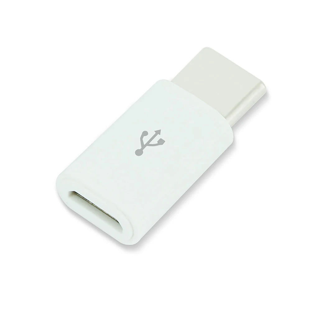 1PCS/5PCS Micro USB Female To Type C Male Adapter Mobile Phone Android Converter Micro-B To USB-C Data Cable Connector