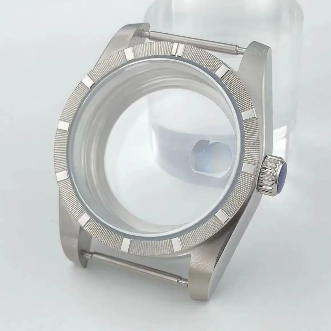 New arrivals 36mm watch case Engine Turned BEZEL for AK Parts Replacemet Fits 28.5mm Dial NH35/36 Movement Modification Parts