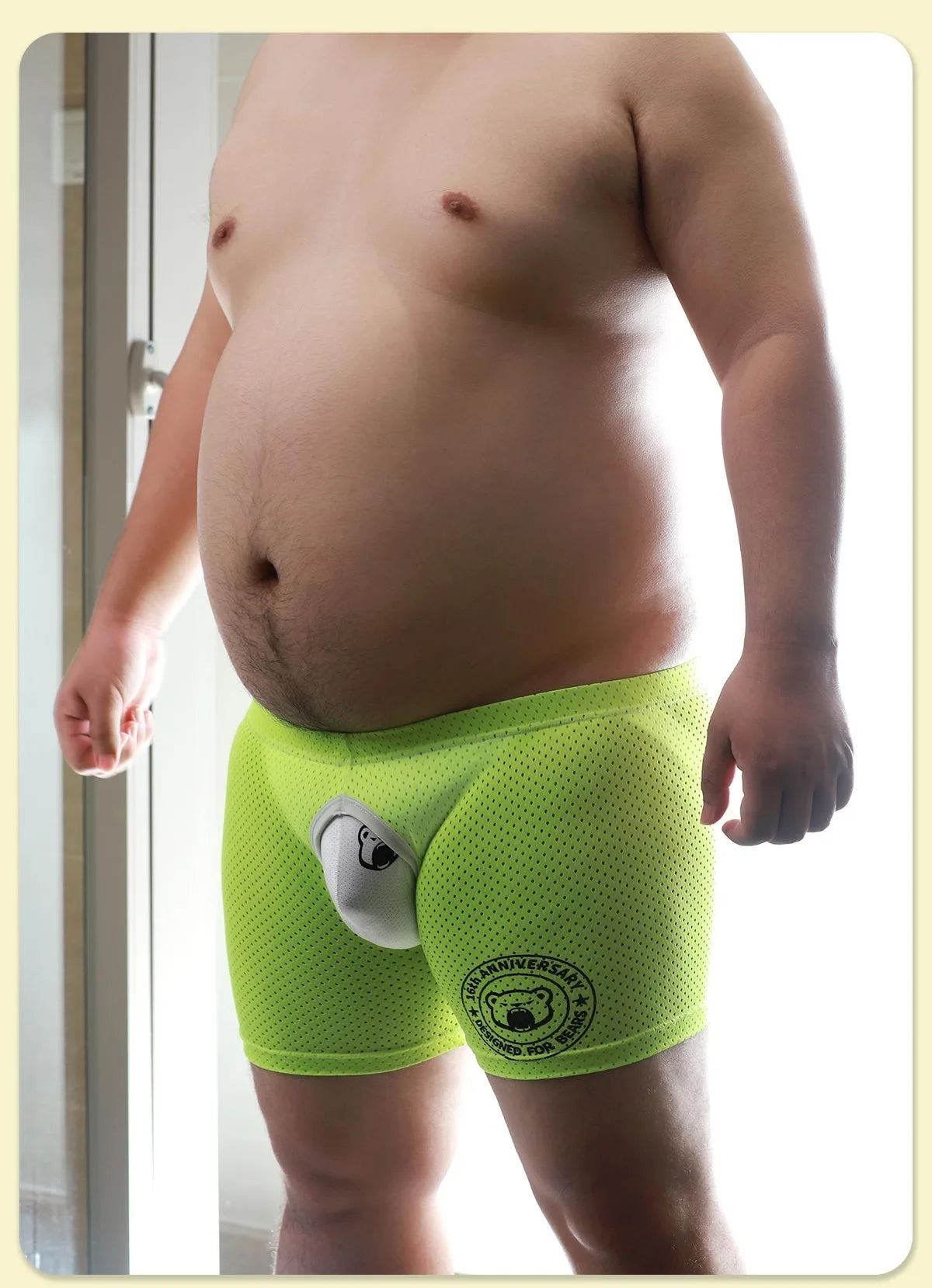 New Arrivals 1 Set 2 Pcs Bear Gay Proud Underwear, 1 Bear Claw Paw Expose Buttocks Crotch Boxer Shorts, 1 Sexy Jocks, M L XL XXL