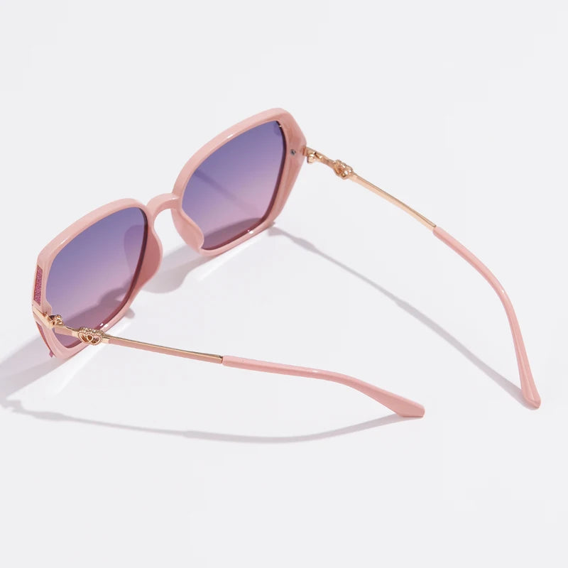 Fashion Large Frame Square Sunglasses Women Trendy Style Sun Glasses For Lady Shades Gradient Oculos UV400 Streetwear Eyewear