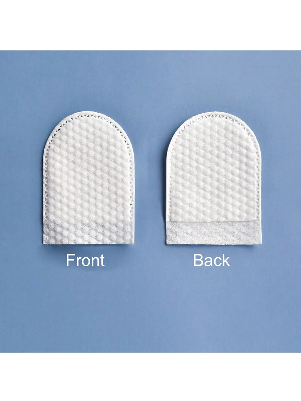30Pcs/50Pcs/100Pcs Disposable Finger Cot-Style Makeup Remover Pads, U-Shaped Non-Woven Fabric, Double-Sided Pocket-Style, Soft and Lint-Free, Effective Makeup Removal