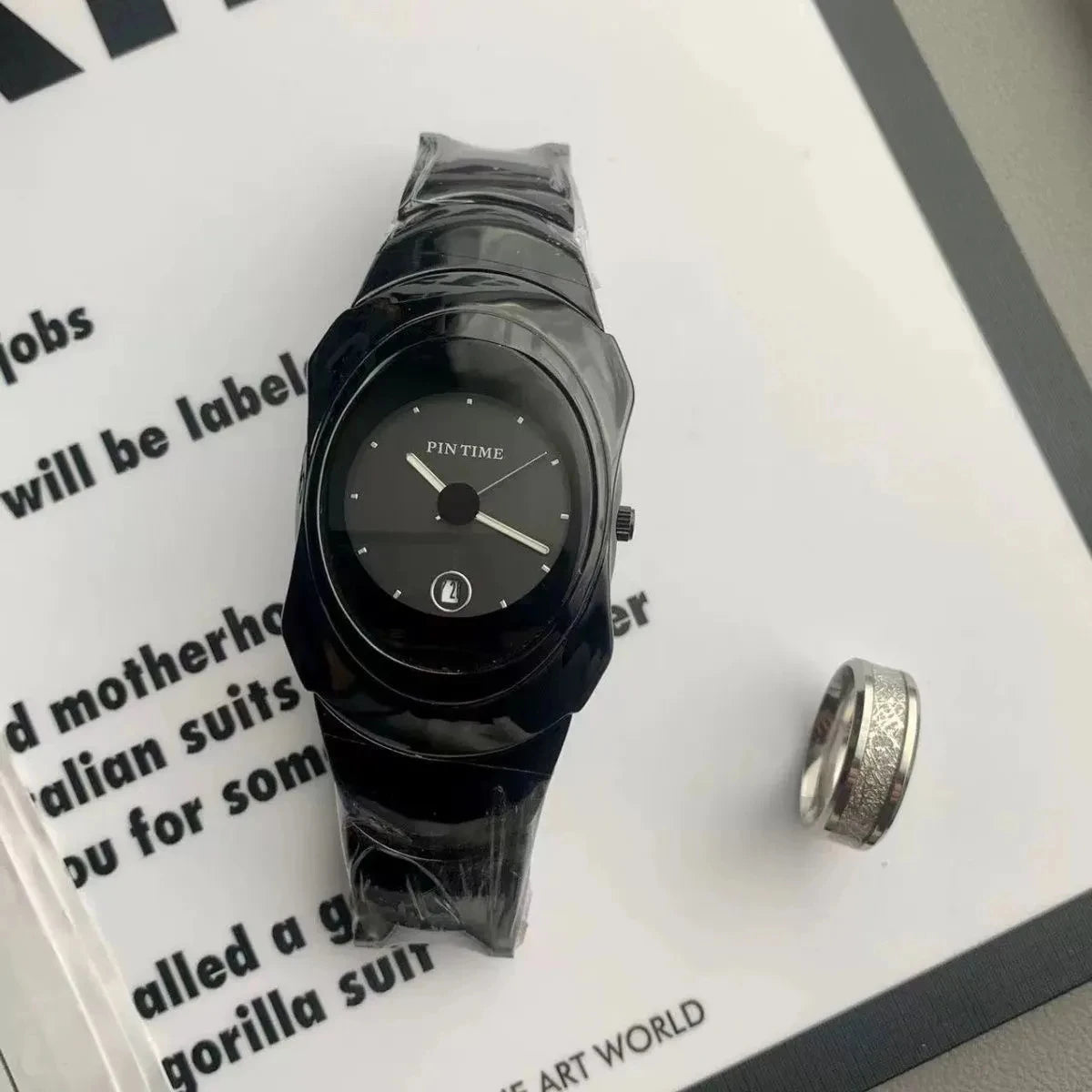 Men's Fashion Watch Unique Timed Bomb Dress Retro Simulation Quartz Watch Luminous Hand Waterproof Automatic Date Clock Repair Gift