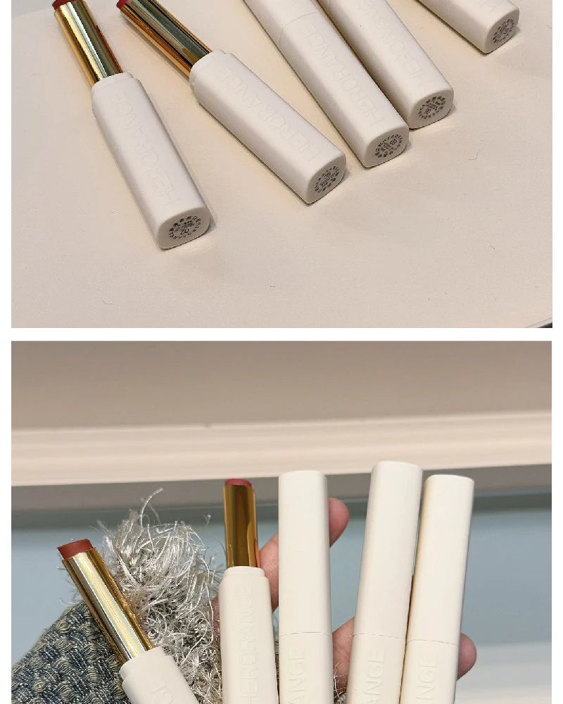 Low Saturation Matte Lipstick Cream Velvet Not Easy To Fade Lipstick Nude Matte Red Lip Gloss Waterproof Lasting Lip Tint Makeup