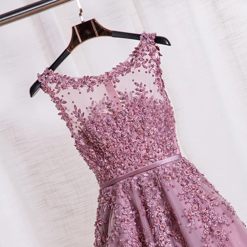 Embroidery Lace Beading Chiffon Long Evening Dresses for Women Summer 2024 Elegant Sexy Perspective Birthday Wedding Party Dress