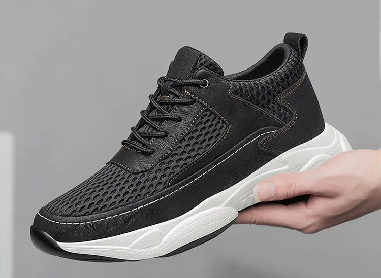 High Man Elevator Shoes Lift Sneakers Men Sports Height Increase Insole 8cm10cm Leisure Fashion Summer Sports Heightening Shoes