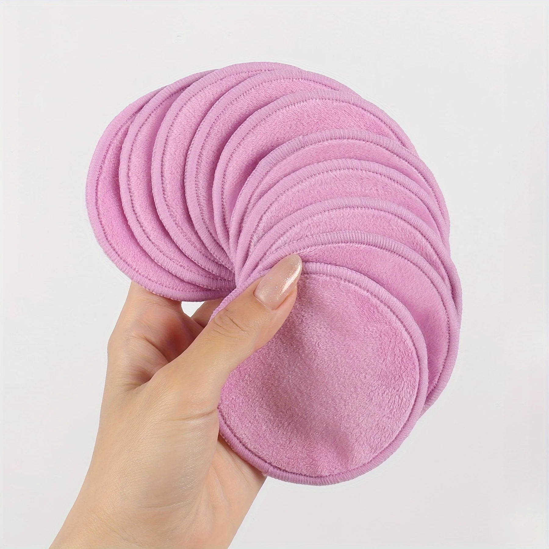 10 Reusable Makeup Remover Pads, A Gentle Facial Cleansing Sponge Suitable for All Skin Types, Odorless, Beauty Tool