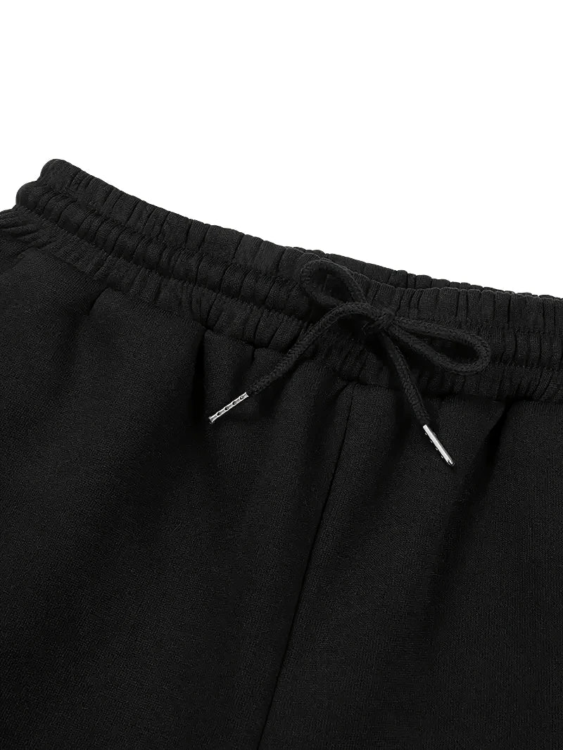 Fitness Hip Hop Harajuku Y2K Wide Leg Sweatpants Y2K Gothic Graffiti High Waisted Lounge Pants Athletic Joggers Pants Pockets