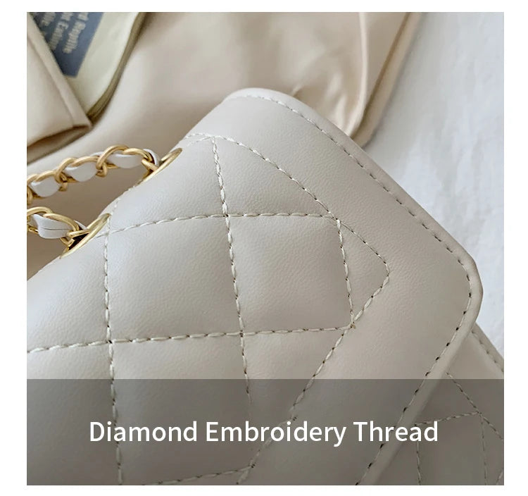 Summer Mini Small Handbags New Tide Pearl Chain Bags Women's Bag Versatile White Single Shoulder Crossbody Handbag
