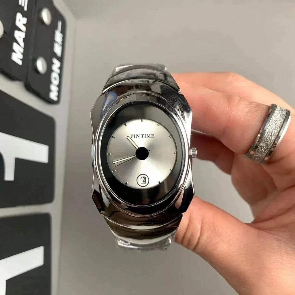 Men's Fashion Watch Unique Timed Bomb Dress Retro Simulation Quartz Watch Luminous Hand Waterproof Automatic Date Clock Repair Gift