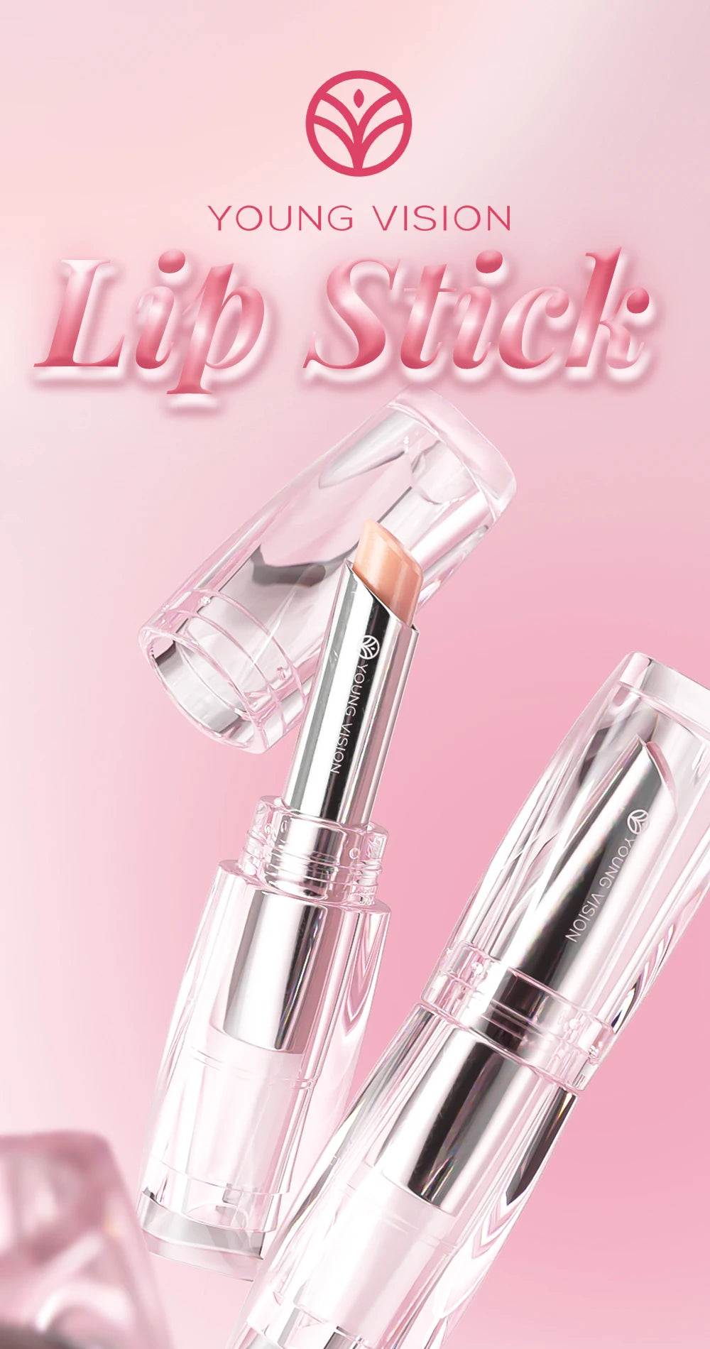 5 Colors Nourishing Light Lipstick Long Lasting Colors Easy to Apply Lip Moisturizing lip balm lip care